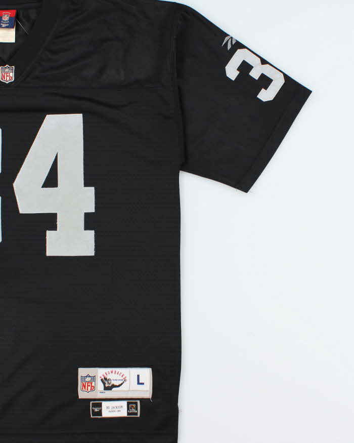 Vintage 2006 Reebok NFL Classic LA Raiders Throwback Bo Jackson '88 Stitched Home Jersey - L