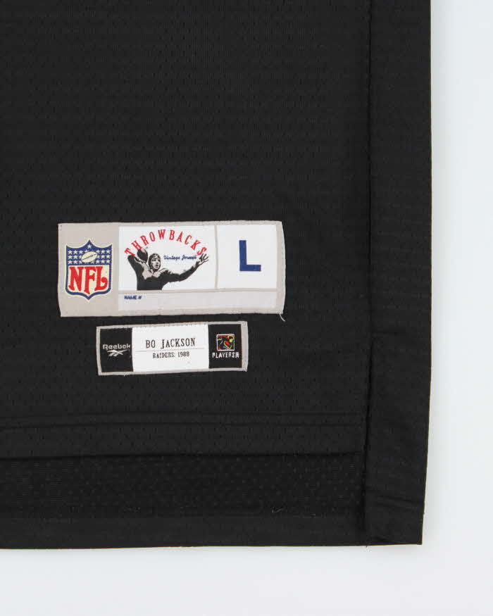 Vintage 2006 Reebok NFL Classic LA Raiders Throwback Bo Jackson '88 Stitched Home Jersey - L