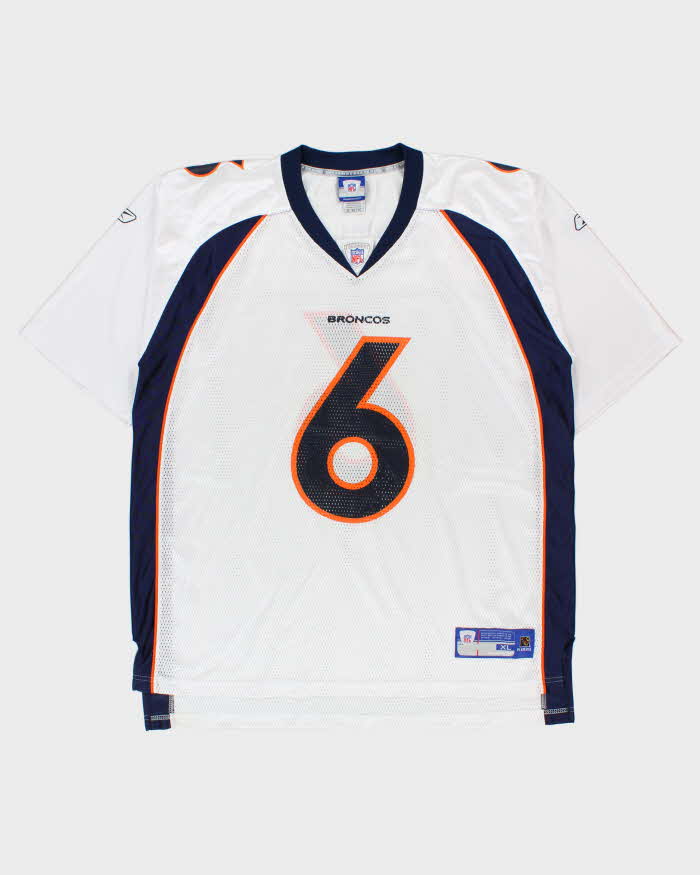 Vintage 2006-07 Reebok Denver Broncos Jay Cutler #6 NFL Equipment Away Jersey - XL