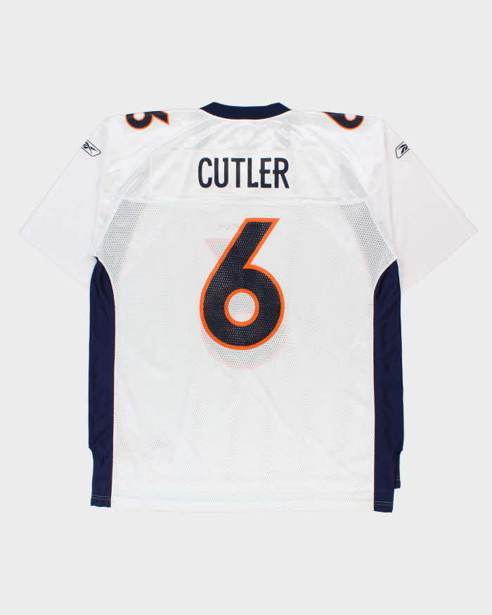 Vintage 2006-07 Reebok Denver Broncos Jay Cutler #6 NFL Equipment Away Jersey - XL