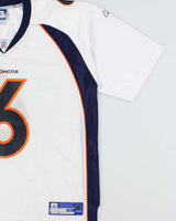 Vintage 2006-07 Reebok Denver Broncos Jay Cutler #6 NFL Equipment Away Jersey - XL