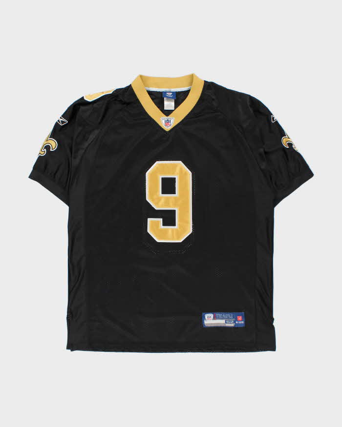 Vintage 2008-09 Reebok New Orleans Saints Drew Brees #9 NFL On Field Stitched Home Jersey - XL