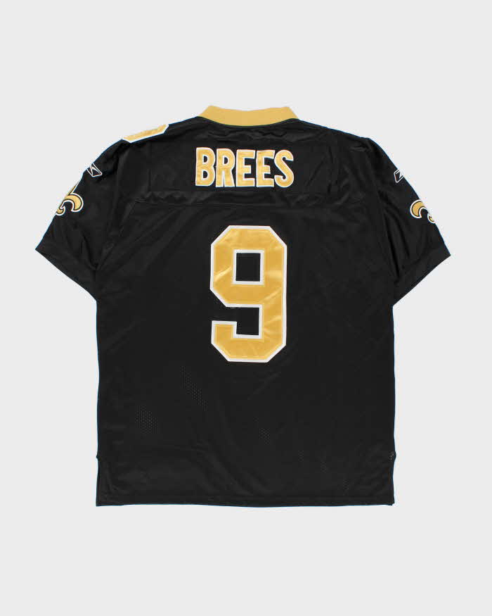 Vintage 2008-09 Reebok New Orleans Saints Drew Brees #9 NFL On Field Stitched Home Jersey - XL