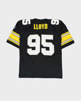 Vintage 1995 Starter Pittsburgh Steelers Greg Lloyd #95 Made In USA NFL Home Jersey - L