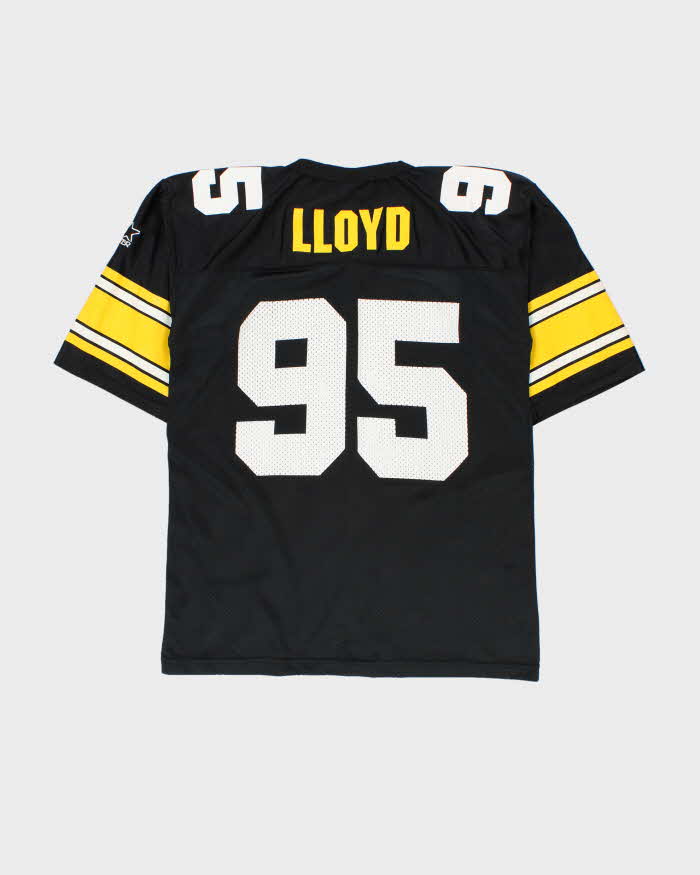 Vintage 1995 Starter Pittsburgh Steelers Greg Lloyd #95 Made In USA NFL Home Jersey - L