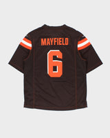 2018-19 Nike Cleveland Browns Baker Mayfield #6 NFL On Field Home Jersey - L