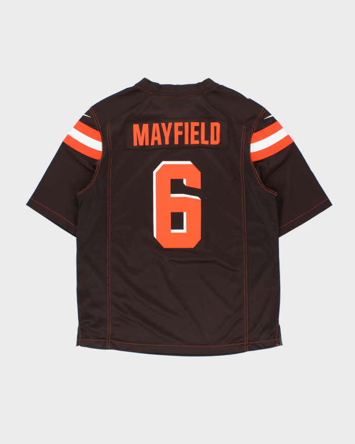 2018-19 Nike Cleveland Browns Baker Mayfield #6 NFL On Field Home Jersey - L