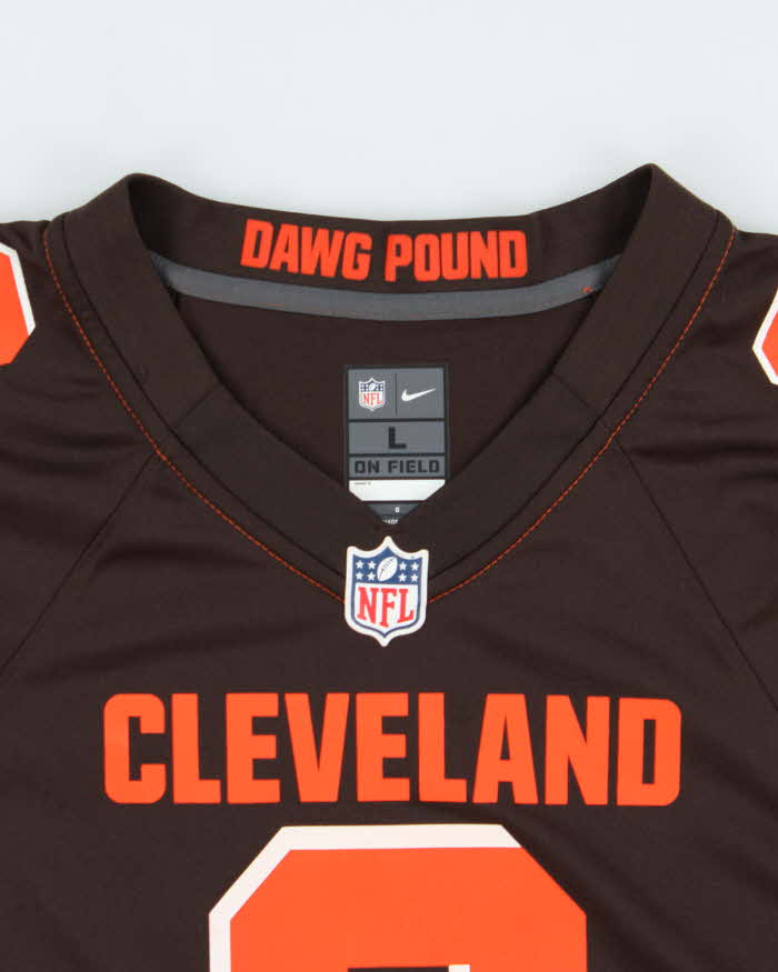 2018-19 Nike Cleveland Browns Baker Mayfield #6 NFL On Field Home Jersey - L