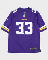 2021-22 Nike Minnesota Vikings Dalvin Cook #33 NFL On Field Home Jersey - M