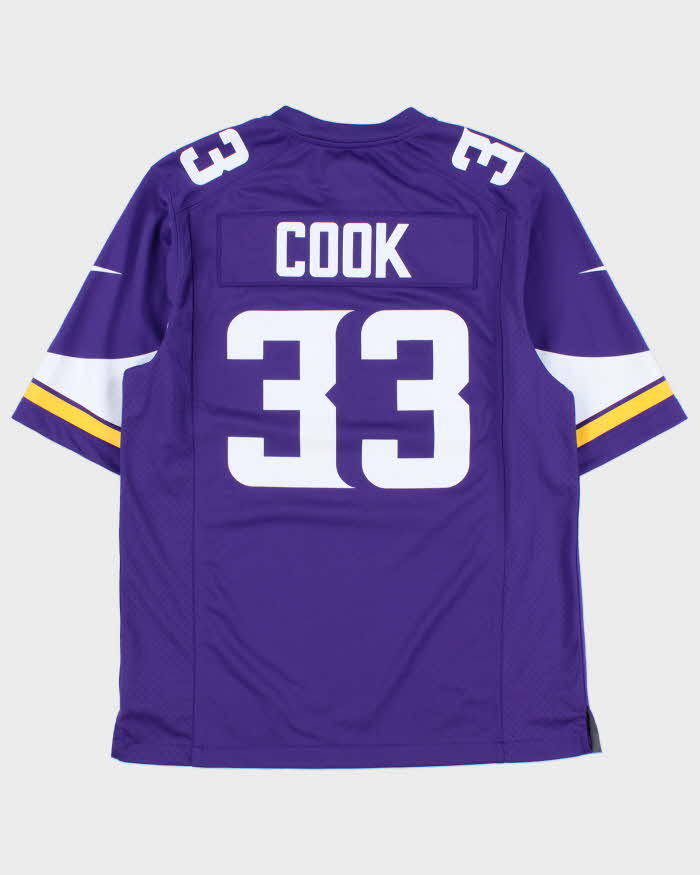 2021-22 Nike Minnesota Vikings Dalvin Cook #33 NFL On Field Home Jersey - M