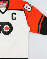 Vintage 1996-97 Nike Team Philadelphia Flyers Centre Ice Eric Lindros #88 NHL Pro Player Official Made In Canada Home Jersey - XL