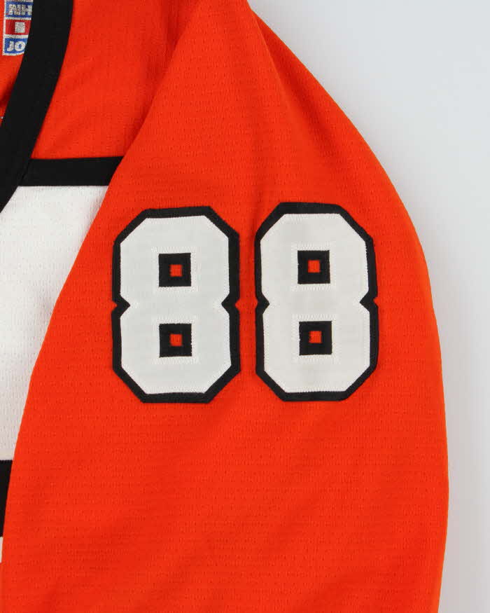 Vintage 1996-97 Nike Team Philadelphia Flyers Centre Ice Eric Lindros #88 NHL Pro Player Official Made In Canada Home Jersey - XL
