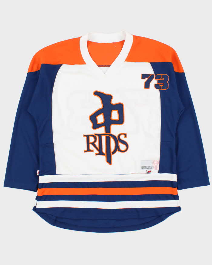 Vintage Y2K 00s RDS Red Dragon Apparel Skate '73 Ice Hockey Jersey - M