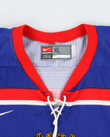 Vintage 2004 Nike Team Russia Ice Hockey World Championship Official Away Jersey - XL
