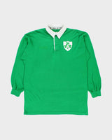 Vintage 1986 O'Neills Ireland National Team Rugby Union Long Sleeve Home Shirt - L