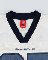 Vintage 2008-09 Reebok Seattle Seahawks Shaun Alexander #37 NFL Players Edition Home Jersey - M