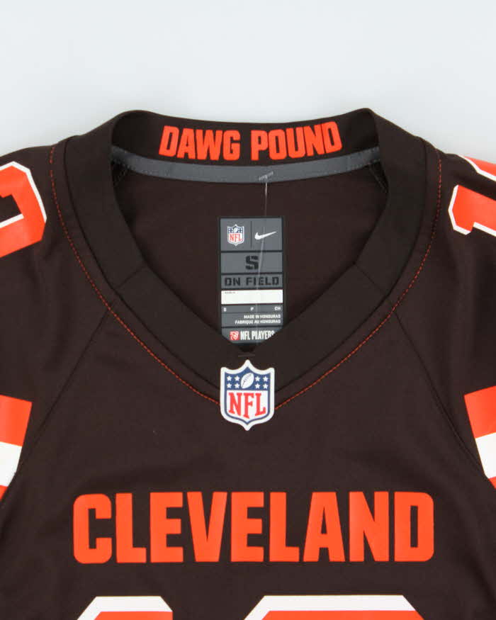 2019-20 Nike Cleveland Browns Odell Beckham Jr #13 NFL Home Jersey - S