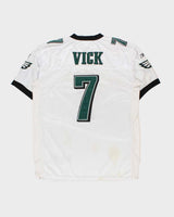 Vintage 2009-10 Reebok Philadelphia Eagles Michael Vick #7 NFL On Field Stitched Away Jersey - XXL