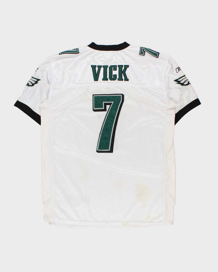 Vintage 2009-10 Reebok Philadelphia Eagles Michael Vick #7 NFL On Field Stitched Away Jersey - XXL