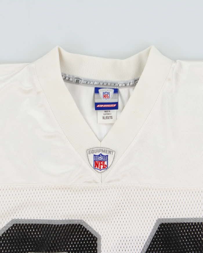 Vintage 2002-03 Reebok Oakland Raiders Charles Woodson #24 NFL Away Jersey - XL