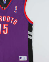 Vintage 2000-02 Champion Toronto Raptors Vince Carter #15 NBA Home Jersey - XL