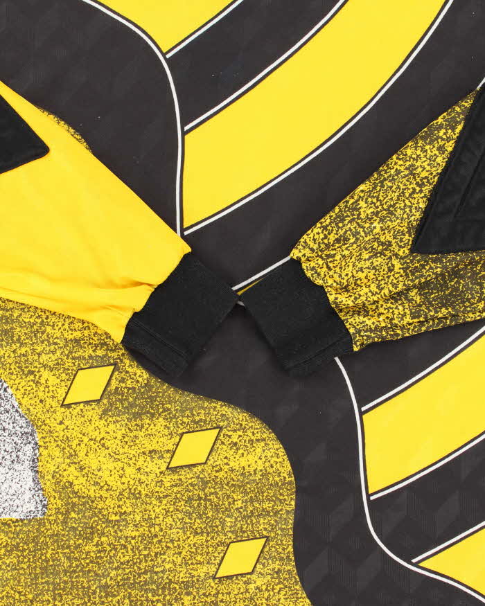 Vintage 1990s Umbro Team Wear Patterned Long Sleeve Padded Football Goalkeeper Shirt - L