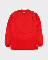 Vintage 2004-06 Y2K Umbro England Long Sleeve Away Football Shirt - S