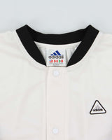 Vintage 1990s Adidas Short Sleeve Embroidered Boxy Basketball Warm-Up Jersey - L