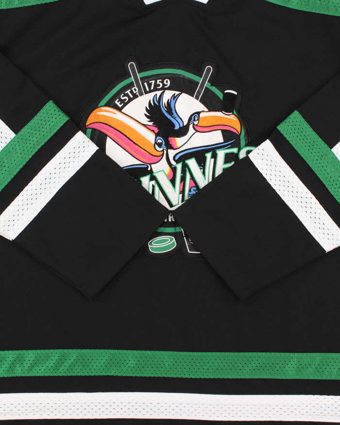Vintage Y2K 00s Guinness Ireland Heavyweight Embroidered Toucan Ice Hockey Jersey - L