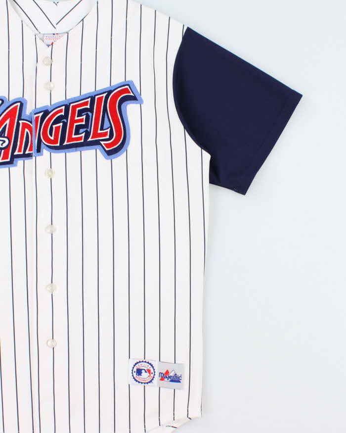 Vintage 2000-01 Majestic LA Anaheim Angels Official MLB Home Jersey - M