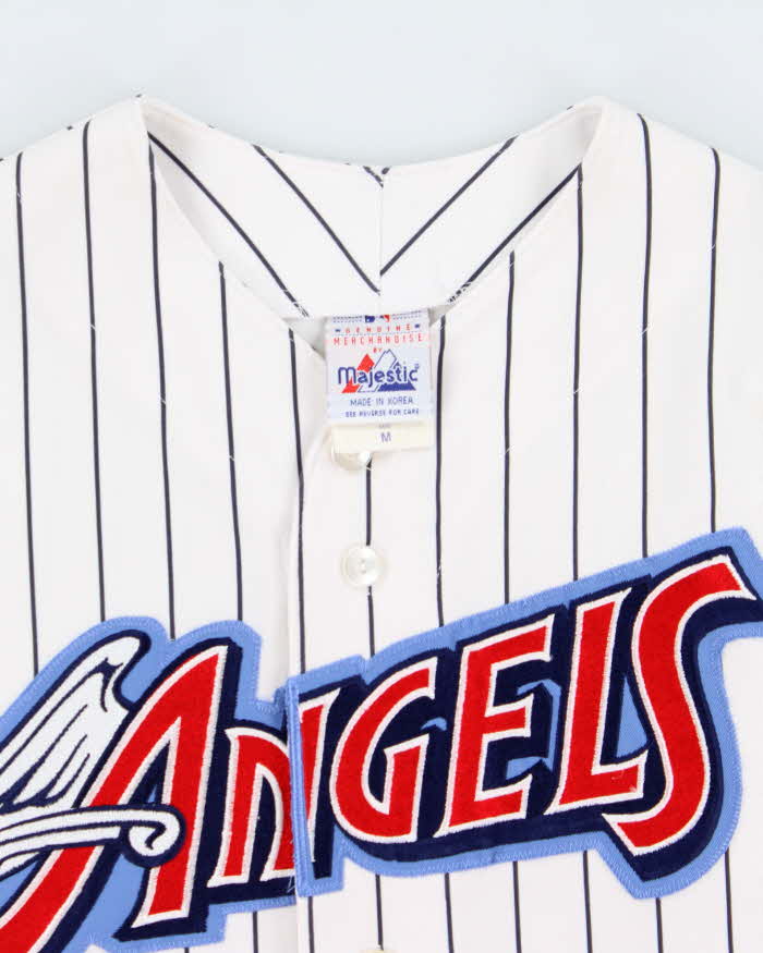 Vintage 2000-01 Majestic LA Anaheim Angels Official MLB Home Jersey - M
