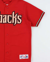 Vintage 2007-08 Majestic Arizona Diamondbacks Reynolds #27 Official MLB Away Jersey - L
