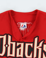 Vintage 2007-08 Majestic Arizona Diamondbacks Reynolds #27 Official MLB Away Jersey - L