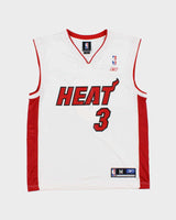 Vintage 2004-06 Reebok Miami Heat Dwayne Wade #3 Official NBA Home Jersey - M