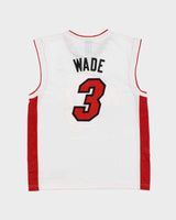 Vintage 2004-06 Reebok Miami Heat Dwayne Wade #3 Official NBA Home Jersey - M