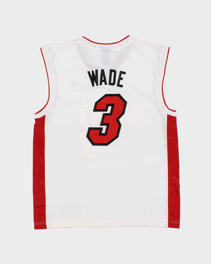 Vintage 2004-06 Reebok Miami Heat Dwayne Wade #3 Official NBA Home Jersey - M