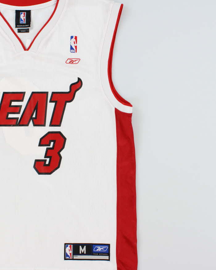Vintage 2004-06 Reebok Miami Heat Dwayne Wade #3 Official NBA Home Jersey - M