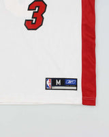Vintage 2004-06 Reebok Miami Heat Dwayne Wade #3 Official NBA Home Jersey - M