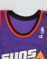 Vintage 1994-96 Champion Phoenix Suns Charles Barkley #34 Official NBA Away Jersey - XL