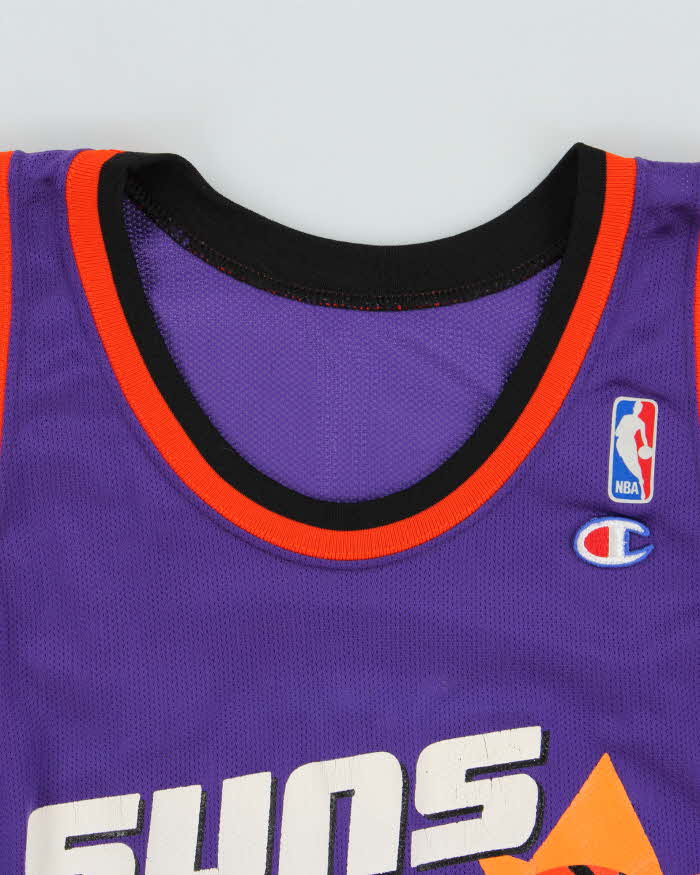 Vintage 1994-96 Champion Phoenix Suns Charles Barkley #34 Official NBA Away Jersey - XL