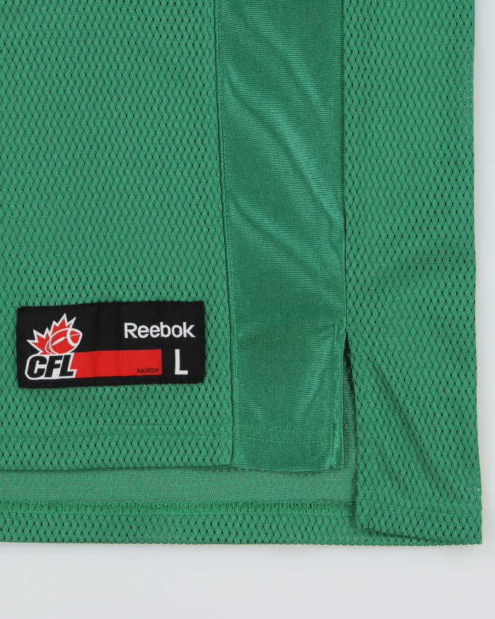 Vintage 2010-11 Reebok Saskatchewan Roughriders Getzlaf #89 Official CFL Stitched Home Jersey - L