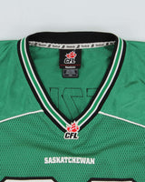Vintage 2010-11 Reebok Saskatchewan Roughriders Getzlaf #89 Official CFL Stitched Home Jersey - L