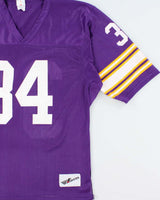 Vintage 1980s Ravens Ath. Minnesota Vikings #34 NFL Home Jersey - XL