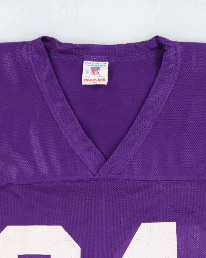 Vintage 1980s Ravens Ath. Minnesota Vikings #34 NFL Home Jersey - XL