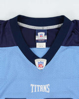 Vintage 2007-09 Reebok Tennessee Titans Young #10 Official NFL Equipment Home Jersey - L