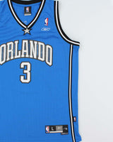 Vintage 2004-06 Reebok Orlando Magic Francis #3 NBA Stitched +2 Swingman Away Jersey - L