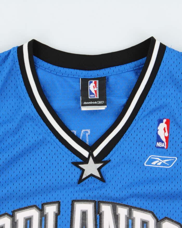 Vintage 2004-06 Reebok Orlando Magic Francis #3 NBA Stitched +2 Swingman Away Jersey - L