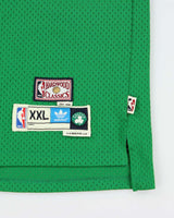 Vintage '06 Adidas Originals x Hardwood Classics Boston Celtics 1987-88 Larry Bird #33 NBA +2 Stitched Swingman Jersey - XXL