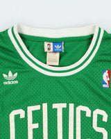 Vintage '06 Adidas Originals x Hardwood Classics Boston Celtics 1987-88 Larry Bird #33 NBA +2 Stitched Swingman Jersey - XXL