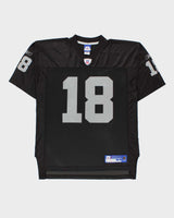 Vintage 2004-06 Reebok Oakland Raiders Randy Moss #18 On Field Equipment NFL Home Jersey - L